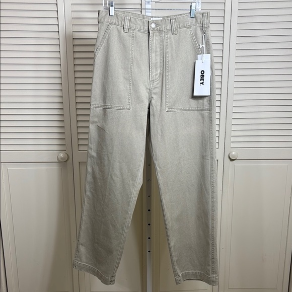 NWT OBEY Big Timer Denim Utility Pants Size 31 - Picture 4 of 14